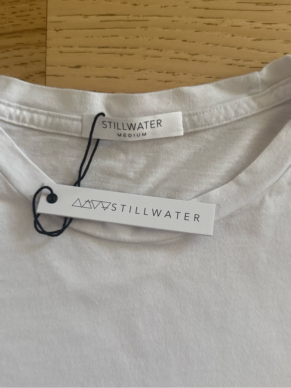 Stillwater BOYFRIEND CROP TEE White Size Medium - Picture 4 of 10